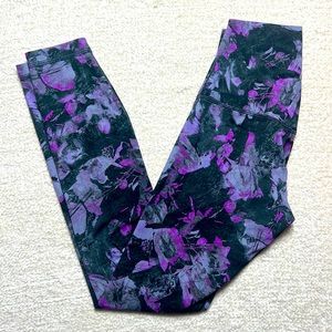 Like New Lululemon Align Nulu Floral Shift Leggings